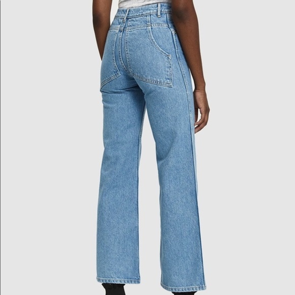 eckhaus latta wide leg jean